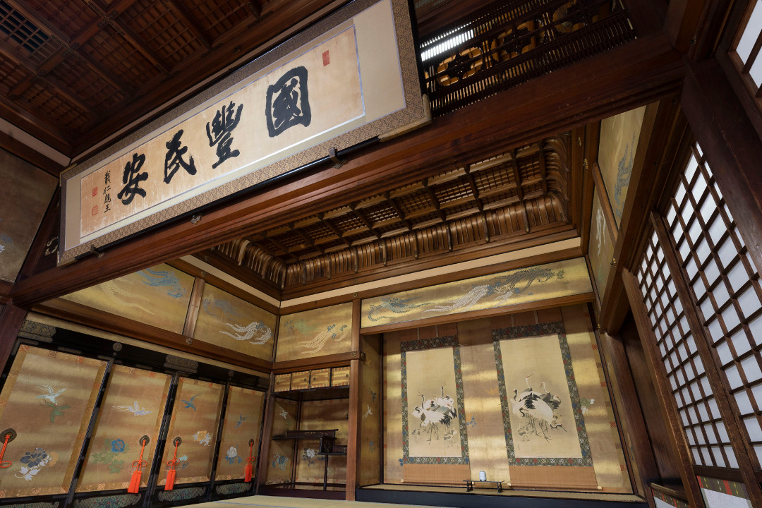 世界最大級の木造建築など 僧侶が案内する真宗大谷派本山【 東本願寺 】 必見!通常非公開・儀式の場「 大寝殿 」を彩る竹内栖鳳筆 障壁画の大作
