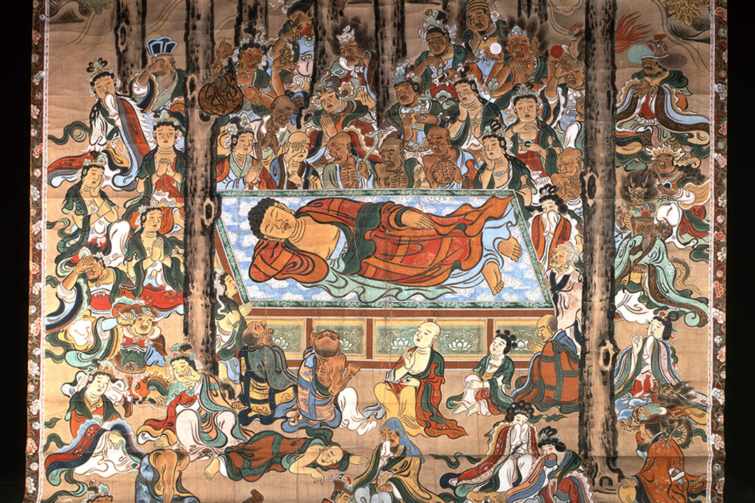 らくたび限定!泉涌寺の僧侶による日本最大の「 涅槃図 」の絵解きと 「 舎利殿 」特別拝観の後、精進料理・矢尾治の「 松花堂弁当 」を味わう