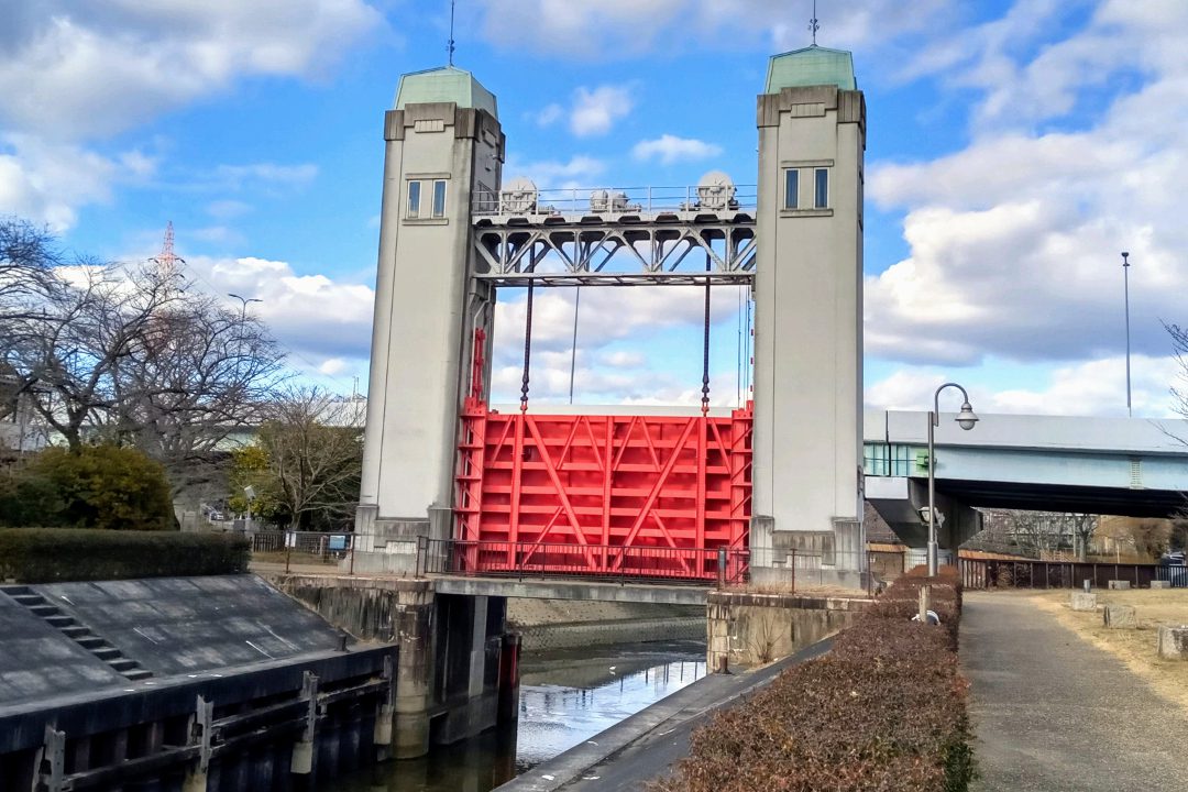 水運の歴史と文化を語り継ぐ「 三栖閘門 」と桜花が咲き誇る「 出合橋 」 「 港 」から読み解く伏見の町の物語 & 酒まんじゅうのおやつ付き♪