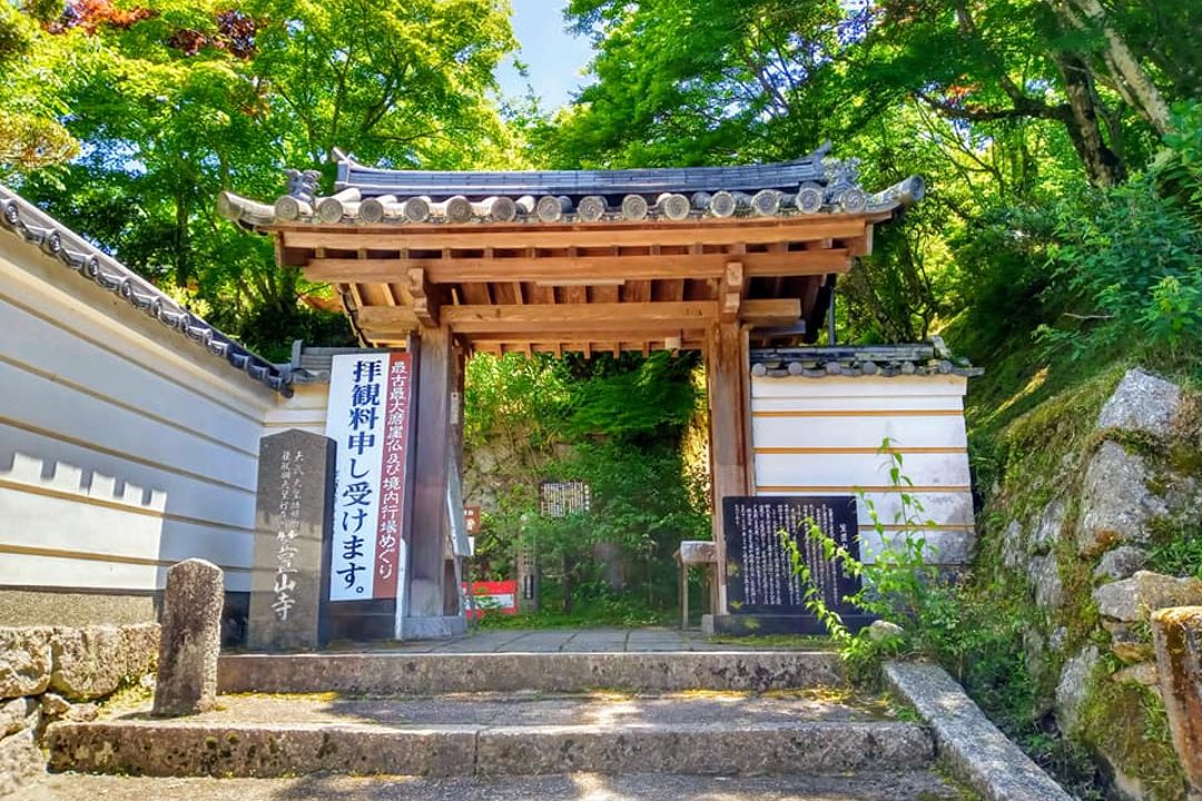 山岳修行の笠置寺へ。高さ15mの大岩石に刻まれた日本最大最古の線刻の仏様に手を合わせ、巨石めぐりをしながら山寺を染める紅葉と絶景を堪能。